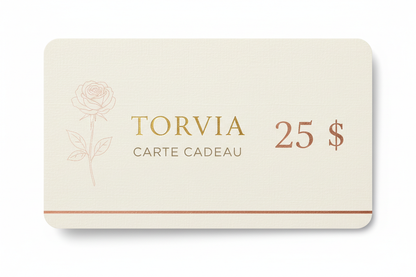Carte Cadeau TORVIA 25$